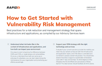 How to Get Started with Vulnerability Risk Management