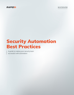 Security Automation: Best Practices