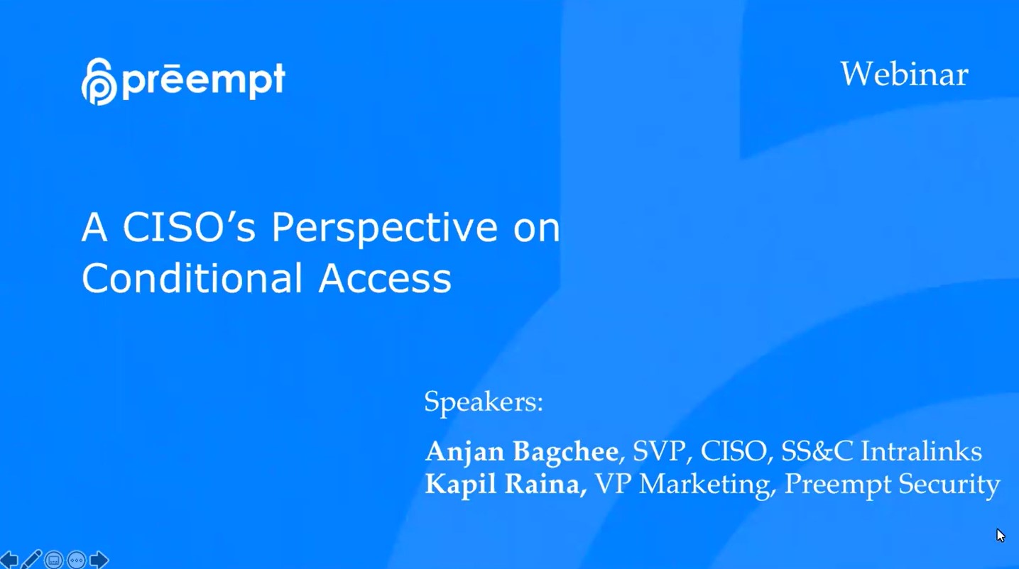 A CISO's Perspective On Conditional Access